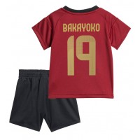 Belgien Johan Bakayoko #19 Heimtrikotsatz Kinder EM 2024 Kurzarm (+ Kurze Hosen)